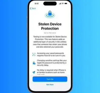 宝塔苹果授权维修店分享被盗设备保护功能开启方法 