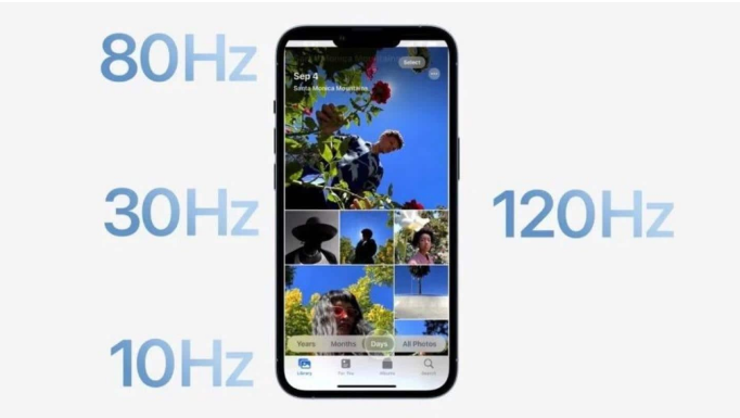 宝塔苹果14维修分享iPhone 14有高刷吗 