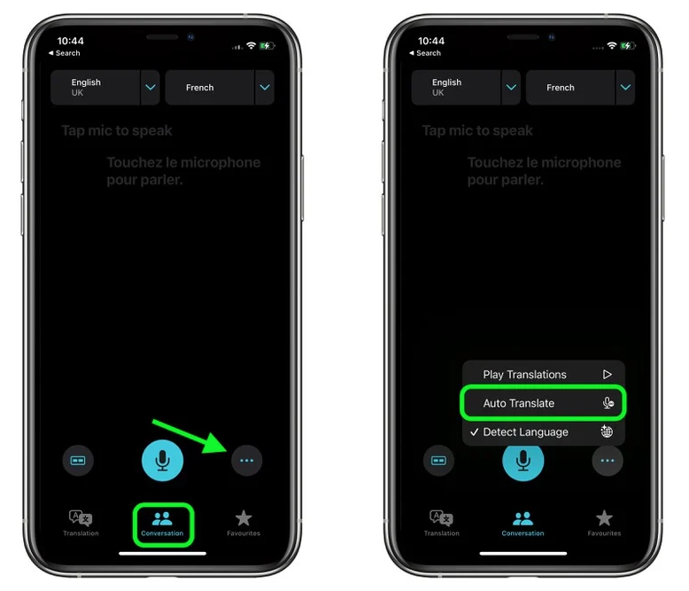 宝塔苹果手机维修分享iOS 15 “翻译” App 新改进 